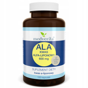 Medverita ALA Kwas Alfa liponowy 600 mg 100 kapsułek