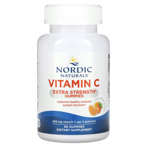 Nordic Naturals Witamina C Extra Strength 500mg 60 żelków