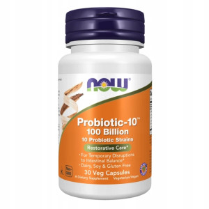 NOW Foods Probiotic-10 100 bilion 30 kapsułek