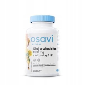 Osavi Olej z wiesiołka 1800 mg + Wit A i E 120 kapsułek