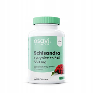Osavi Schisandra Cytryniec Chiński 550 mg 60 kapsułek