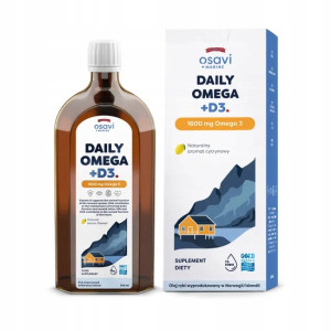 Osavi Daily Omega 3 1600 mg + D3 (Cytryna) 500 ml