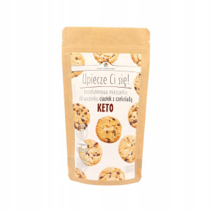 Pięć Przemian Mieszanka na keto ciastka z czekoladą bezglutenowe 365 g