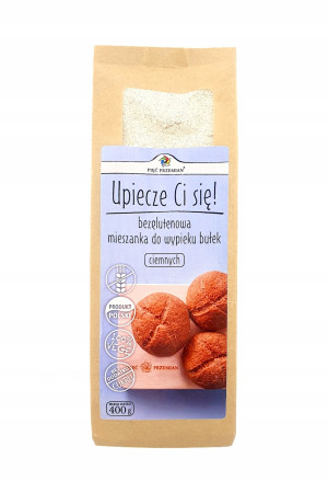 Pięć Przemian Mieszanka na bułki bezglutenowe ciemne 400g