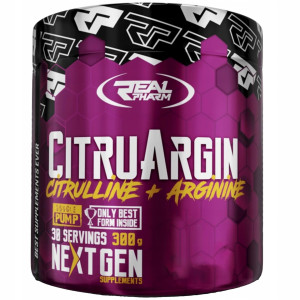 Real Pharm Citruargin Blue Raspberry 300 g Citrulline + Arginine