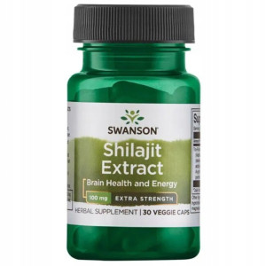 SWANSON Shilajit Extract 100 mg 30 kapsułek extra strength mumio ekstrakt