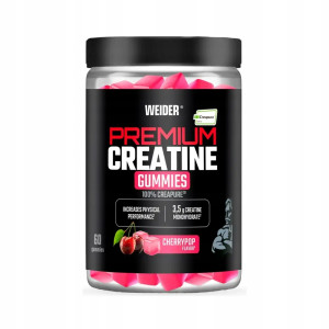 Weider Premium Creapure Gummies 60 żelek Wiśnia