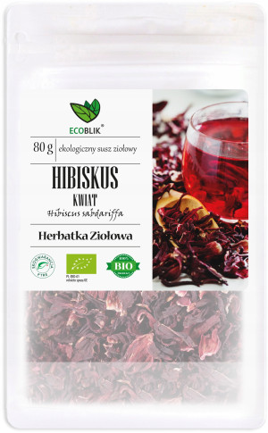 HIBISKUS kwiat EKO 80g Ecoblik