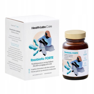 Health Labs Care Ibsobiotic FORTE 30 kapsułek Wyselekcjonowany szczep bakterii dla jelit wymagających troski