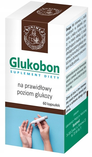 Bonimed Glukobon na prawidłowy poziom glukozy 60 kapsułek