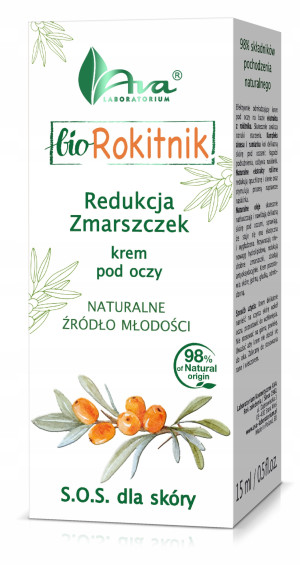 Ava bio Rokitnik krem pod oczy Redukcja Zmarszczek 15 ml