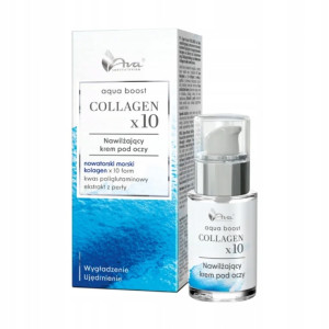 Ava Aqua boost collagen x10 Nawilżajacy Krem pod oczy 15 ml