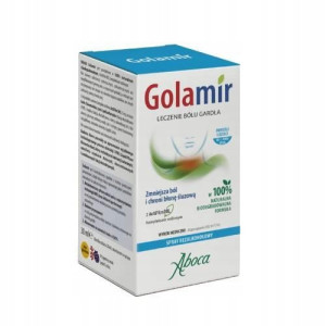 Aboca Golamir Spray bezalkoholowy 30 ml leczenie bólu gardła
