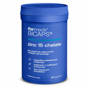 ForMeds BICAPS zinc 15 chelate 60 kapsułek