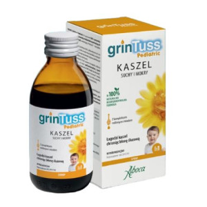 Aboca grinTuss Pediatric Syrop 180 g 132 ml Kaszel suchy i mokry