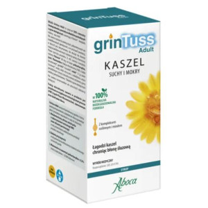 Aboca grinTuss Adult Syrop 128 g 94 ml Kaszel suchy i mokry