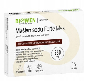 BIOWEN Maślan sodu Forte Max 580 mg 15 kapsułek