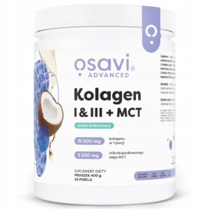 Osavi Kolagen Hydrolizwany I & III MCT Kokos 400 g