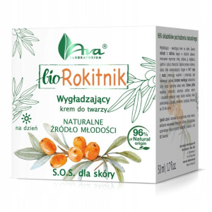 Ava bio Rokitnik Wygładzający krem do twarzy 50 ml