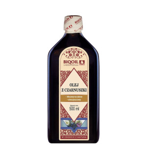 BIOOIL Olej z CZARNUSZKI tłoczony na zimno 500ml