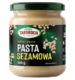 Targroch Pasta sezamowa Tahini 500g Naturalna bez soli