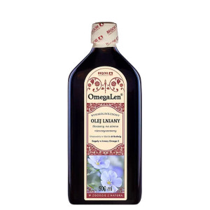 BIOOIL Olej lniany tłoczony na zimno OmegaLen - 500 ml