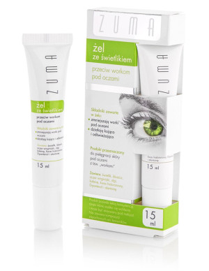 S-LAB ZUMA Żel ze świetlikiem przeciw workom pod oczami 15ml