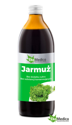 EkaMedica JARMUŻ 500ml - suplement diety bez dodatku cukru, bez substancji konserwujących