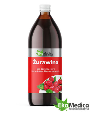 EkaMedica ŻURAWINA sok - 1000ml