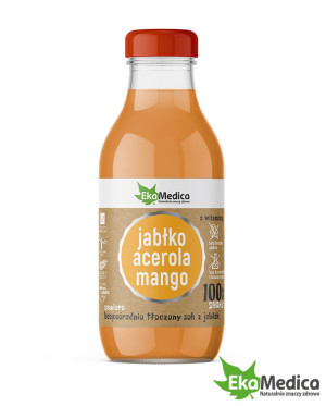 EkaMedica JABŁKO, ACEROLA, MANGO - sok - 300ml