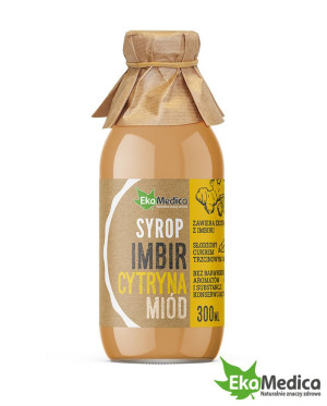 EkaMedica IMBIR, CYTRYNA, MIÓD Syrop - 300ml
