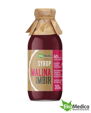 EkaMedica MALINA, IMBIR Syrop - 300ml