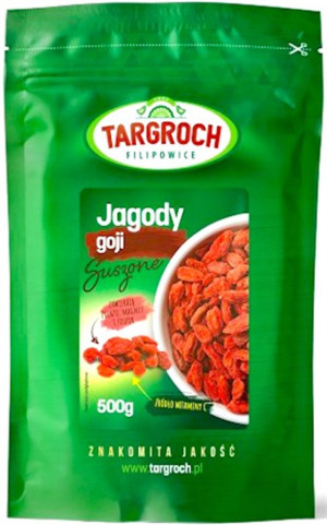 Targroch Jagody Goji suszone na słońcu 500g