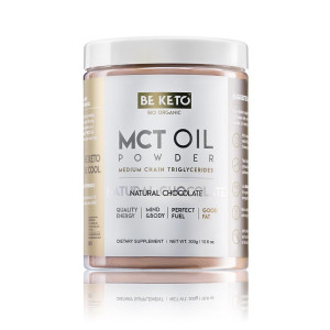 BE KETO OLEJ MCT w proszku CZEKOLADA 300g