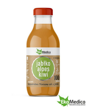 EkaMedica JABŁKO, ALOES, KIWI- sok - 300ml