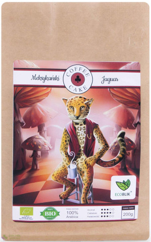 ECOBLIK Kawa ziarnista ekologiczna MEKSYKAŃSKI JAGUAR 200g