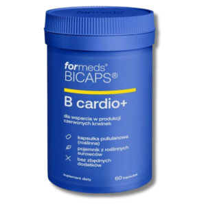 ForMeds BICAPS B CARDIO + Witamina B6 + Witamina B12 + Kwas foliowy suplement diety - 60 kapsułek