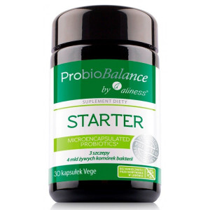 Aliness ProbioBalance Starter 4 mld 30 kapsułek vege pierwszy probiotyk prebiotyk na początek (1)