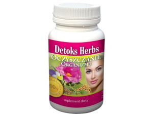 Inwent Herbs DETOKS HERBS - OCZYSZCZANIE ORGANIZMU  60 kapsułek (1)