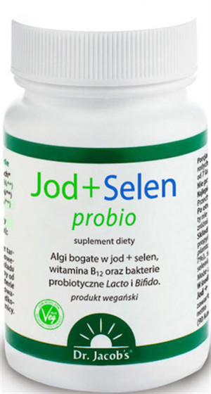 Dr. Jacobs Jod + Selen Probio + B12 90 kapsułek Probiotyk - suplement diety (1)