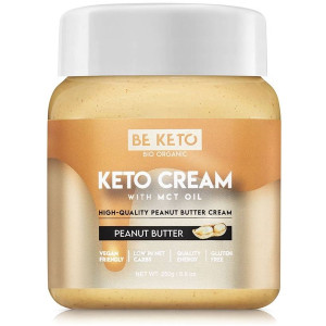 BE KETO Keto Krem Doskonałe Masło Orzechowe 250g (1)