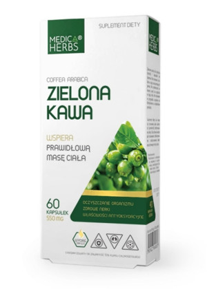 Medica Herbs ZIELONA KAWA 550mg - 60 kapsułek