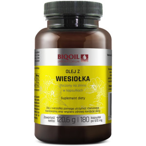 BIOOIL Olej Z WIESIOŁKA 670mg - suplement diety - 180 kapsułek