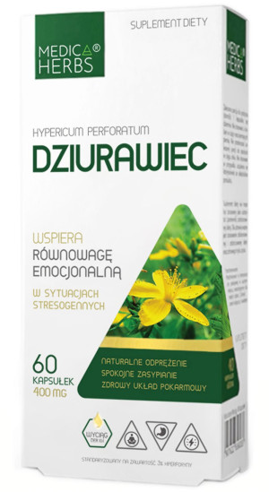 Medica Herbs DZIURAWIEC 400mg - 60 kapsułek