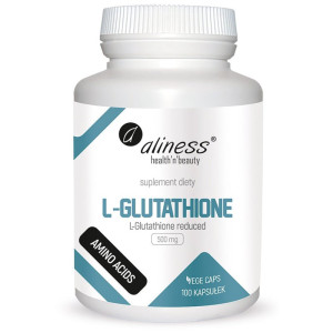 Aliness L-Gluthatione Reduced 500 mg 100 kapsułek vege l-glutation zredukowany