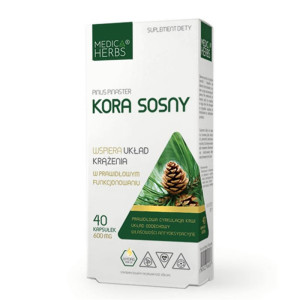 Medica Herbs KORA SOSNY 40 kapsułek - suplement diety
