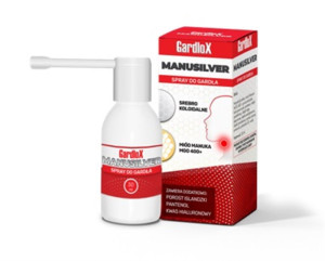 S-LAB GARDLOX MANUSILVER srebro koloidalne i miód manuka - spray do gardła 30ml