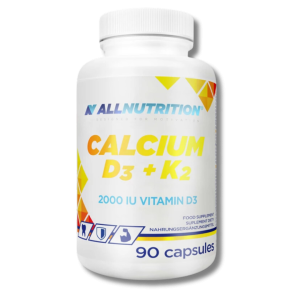 ALLNUTRITION ADAPTO CALCIUM D3 + K2 - Witamina D-3 K-2 Wapń - 90 kapsułek