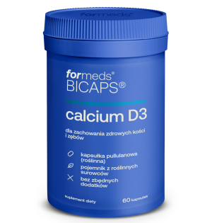 ForMeds BICAPS CALCIUM D3 wapń WITAMINA D - 60 kapsułek - suplement diety