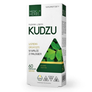 Medica Herbs KUDZU ekstrakt 15:1 600 mg / 60 kapsułek